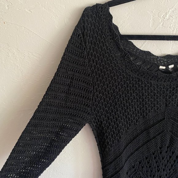 Jones New York Crochet Sweater Dress - Picture 3 of 5